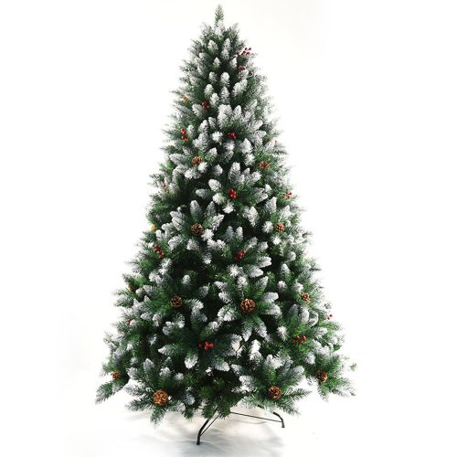 Natura DF-180 karácsonyfa zöld műfenyő fém talppal 180 cm