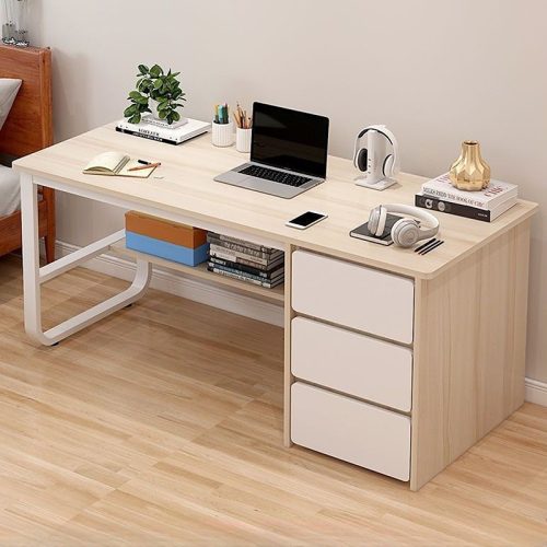 Fiókos íróasztal 140x50x73,5cm fehér LG08-140