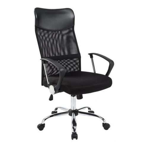 BeComfort OC03 ergonómikus modern irodai szék forgószék karfa gerinctámasz fekete