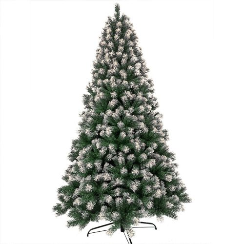 Natura SF-180 karácsonyfa havas műfenyő fém talppal 180 cm